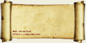 Antonije Nedić vizit kartica